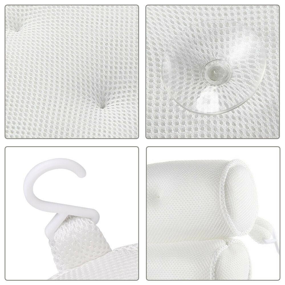 Buy 3D Spa Mesh Bath Pillow Neck Back Support Bathtub Tub Cushions discounted | Products On Sale Australia