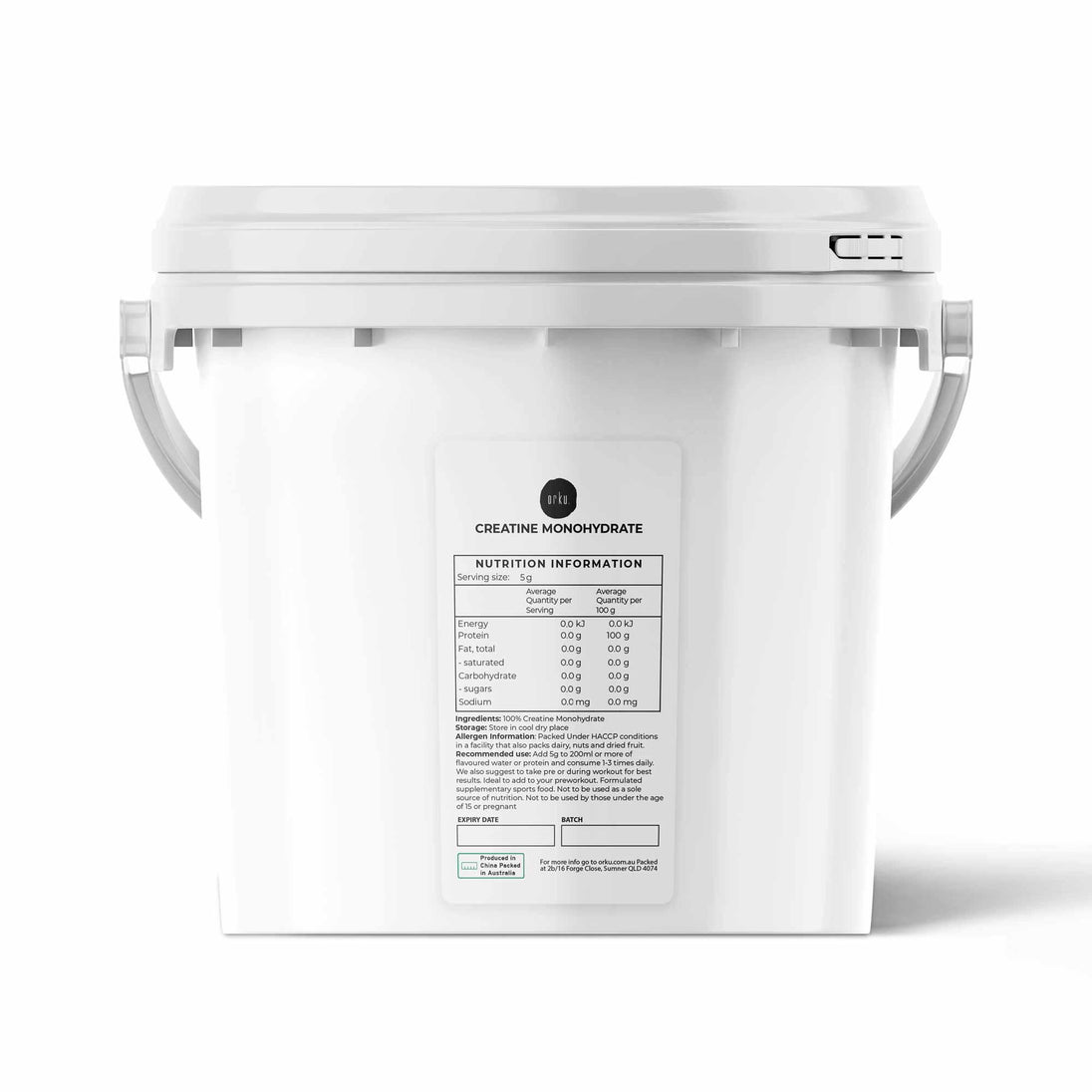 Buy 3Kg Creatine Monohydrate Powder - Micronised Pure Protein Supplement Bucket discounted | Products On Sale Australia