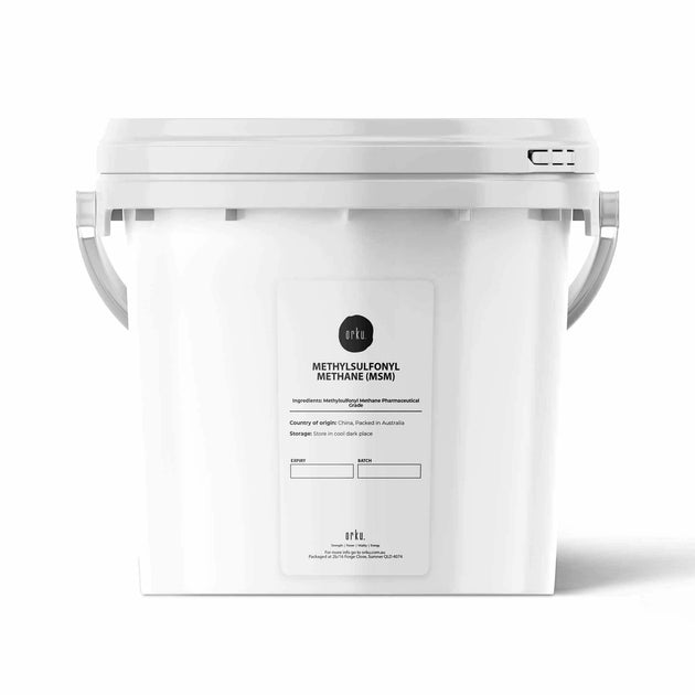 Buy 3Kg MSM Powder or Crystals Tub - 99% Pure Methylsulfonylmethane Dimethyl Sulfone discounted | Products On Sale Australia