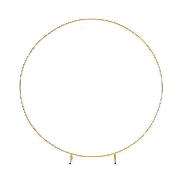 Buy 3M Gold Wedding Hoop Round Circle Arch Backdrop Flower Display Stand Frame Background discounted | Products On Sale Australia