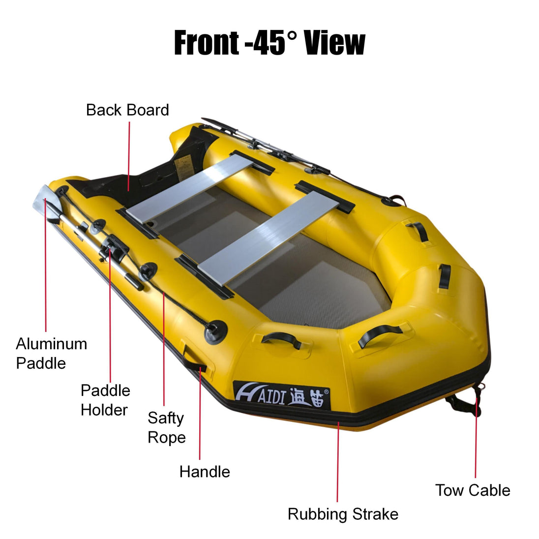 Buy 3m Inflatable Dinghy Boat Tender Pontoon Rescue- Yellow discounted | Products On Sale Australia