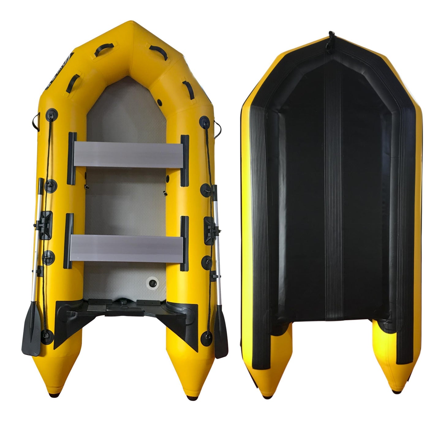 Buy 3m Inflatable Dinghy Boat Tender Pontoon Rescue- Yellow discounted | Products On Sale Australia