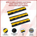 Buy 3pcs 2-Cable Rubber Electrical Wire Cover Heavy Duty Protector Dual Channel discounted | Products On Sale Australia