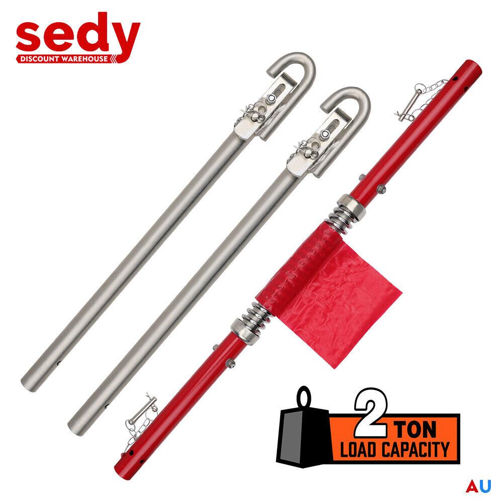 Buy 3Pcs 2 Ton Trailer Hitch 186cm Heavy Duty Tow Bar 4wd Trailer Spring Buffer Au discounted | Products On Sale Australia