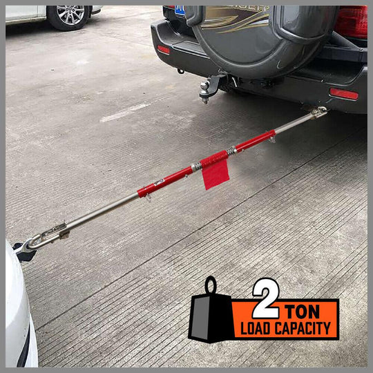 Buy 3Pcs 2 Ton Trailer Hitch 186cm Heavy Duty Tow Bar 4wd Trailer Spring Buffer Au discounted | Products On Sale Australia