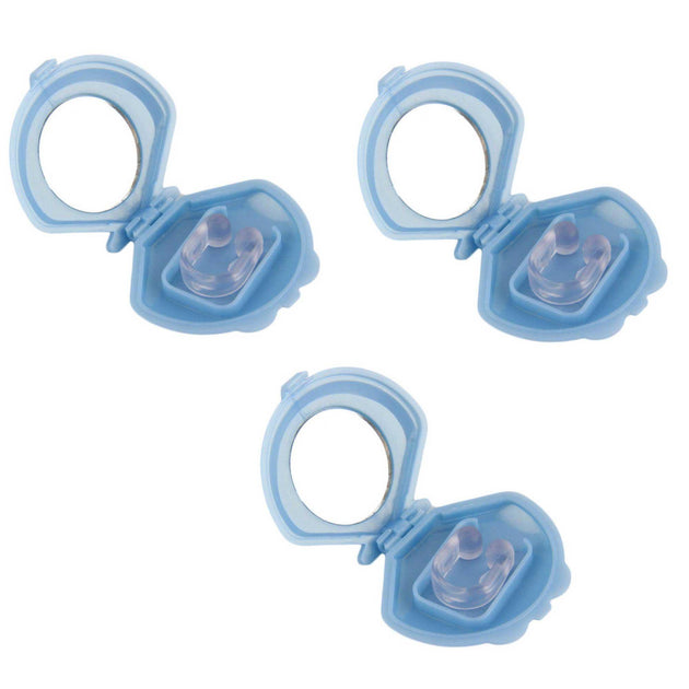 Buy 3x Anti Snoring Aid Nose Clips - Silicone Sleeping and Breathing Device discounted | Products On Sale Australia