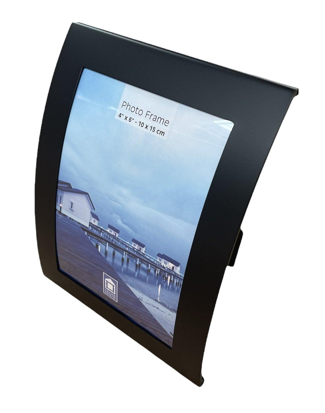 Buy 3x Curve Picture Photo Frame Curved Aluminium Portrait 10cm x 15cm (4"x6") - Black discounted | Products On Sale Australia