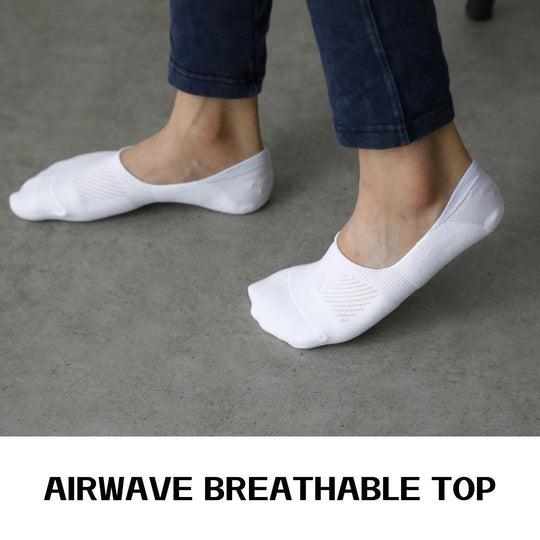 Buy 3X Rexy Cushion No Show Ankle Socks Small Non-Slip Breathable WHITE discounted | Products On Sale Australia