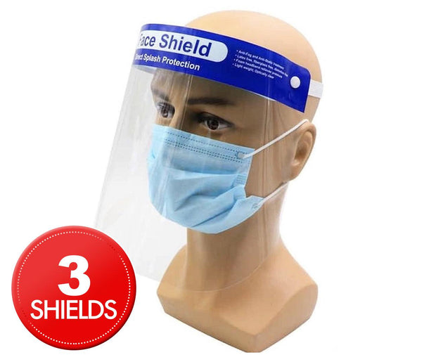 Buy 3x Safety Full Face Shield Clear Glasses Anti-Fog Eye Protector Shop Dental discounted | Products On Sale Australia