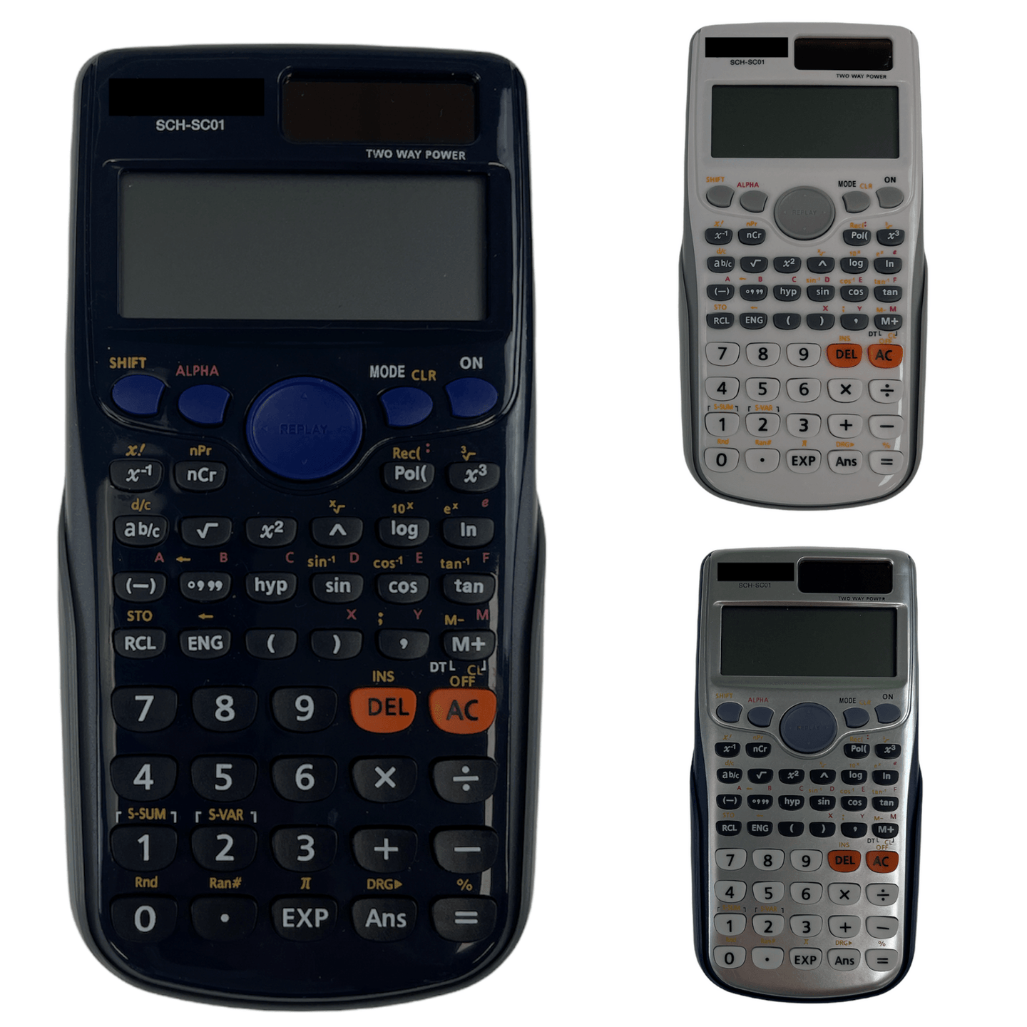 Buy 3x Scientific Calculator Universal Student Office Maths Mathematics School discounted | Products On Sale Australia