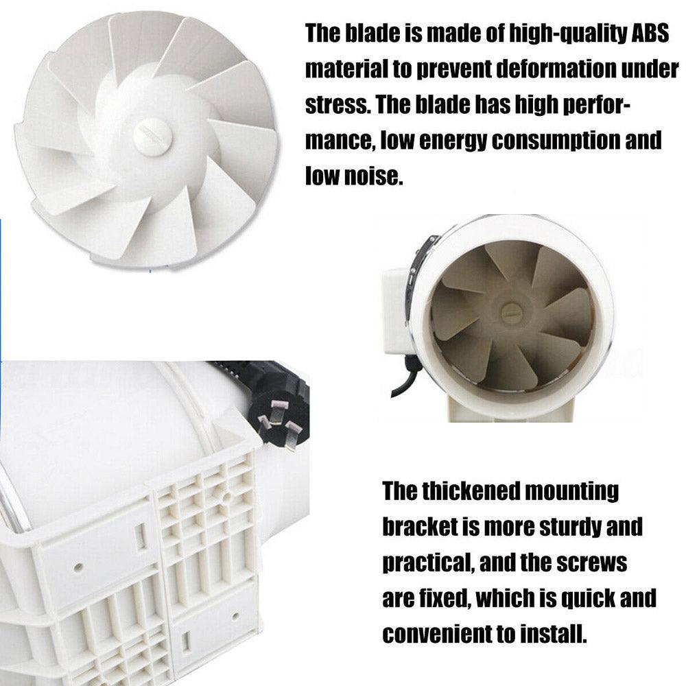 Buy 4'' Extractor Fan Duct Hydroponic Inline Exhaust Vent Industrial discounted | Products On Sale Australia