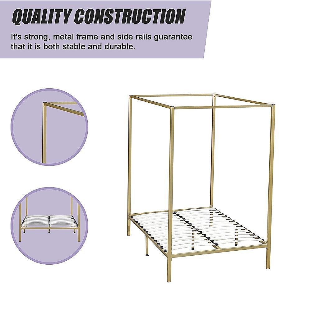 Buy 4 Four Poster Double Bed Frame discounted | Products On Sale Australia