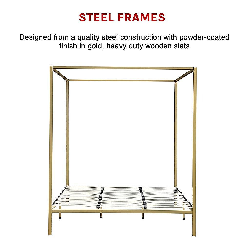 Buy 4 Four Poster King Bed Frame discounted | Products On Sale Australia