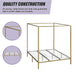 Buy 4 Four Poster King Bed Frame discounted | Products On Sale Australia