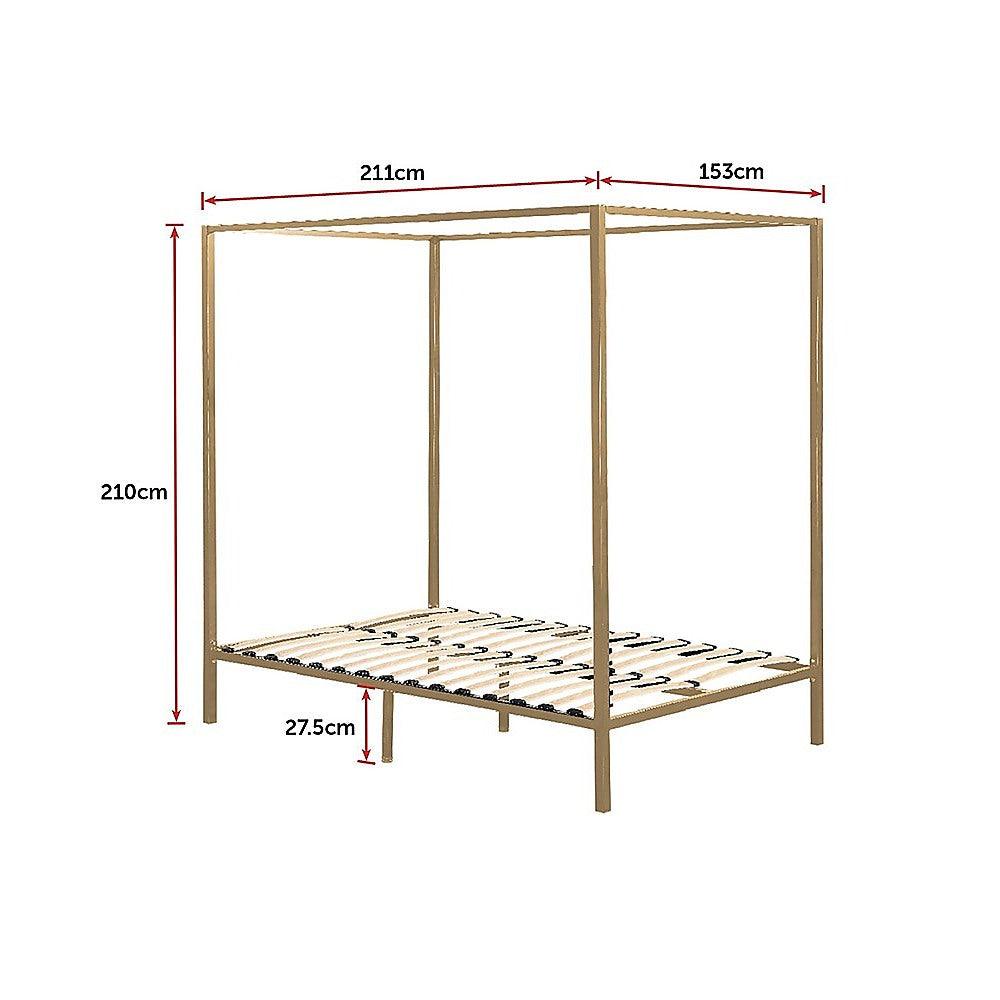 Buy 4 Four Poster Queen Bed Frame discounted | Products On Sale Australia