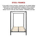 Buy 4 Four Poster Queen Bed Frame discounted | Products On Sale Australia