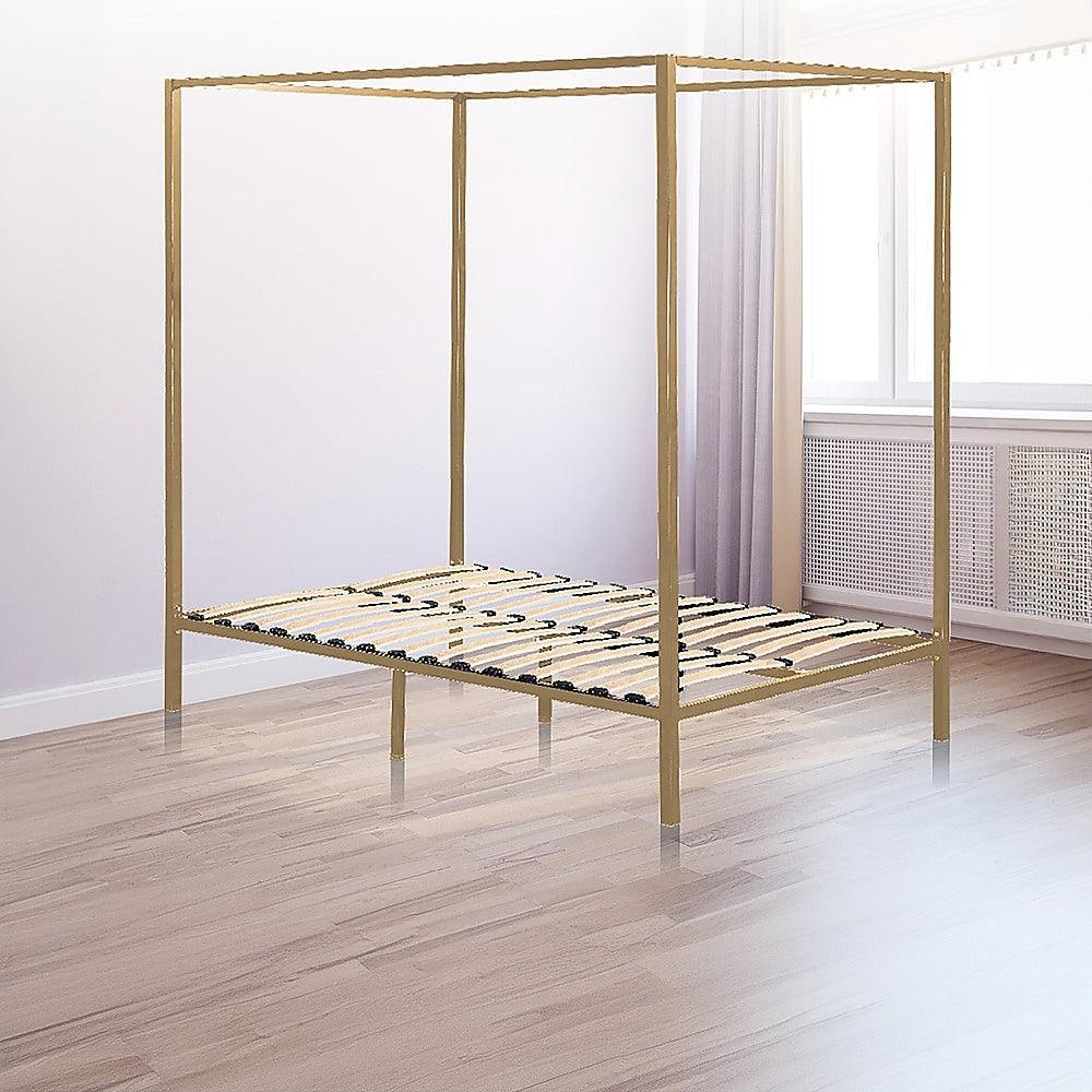 Buy 4 Four Poster Queen Bed Frame discounted | Products On Sale Australia