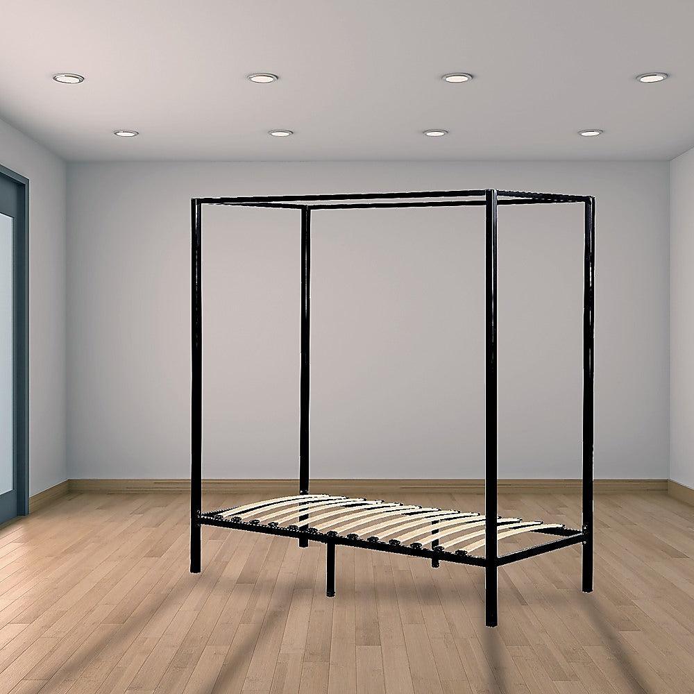 Buy 4 Four Poster Single Bed Frame discounted | Products On Sale Australia