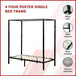 Buy 4 Four Poster Single Bed Frame discounted | Products On Sale Australia