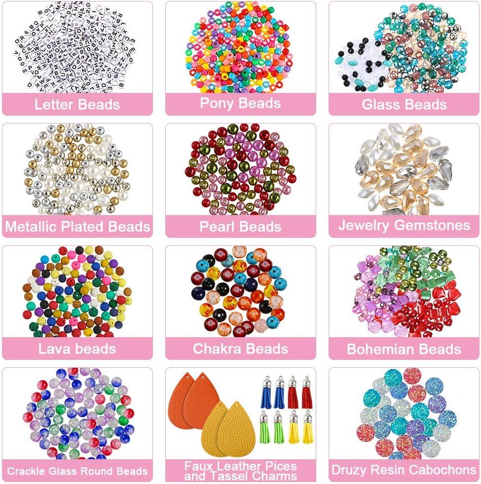 Buy 4-layer 2880Pcs Beads Charms Findings Beading Wire Kit For DIY Bracelets Necklace Earrings Deluxe Jewelry Making Supplies Kit discounted | Products On Sale Australia