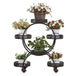 Buy 4 Layer 6 Pots Flower Holder Plant Stand Shelf 4-Wheel Free Moving Rack discounted | Products On Sale Australia