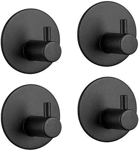 Buy 4 Pack Stainless Steel self-Adhesive Wall Hook for Bathroom and Kitchen discounted | Products On Sale Australia