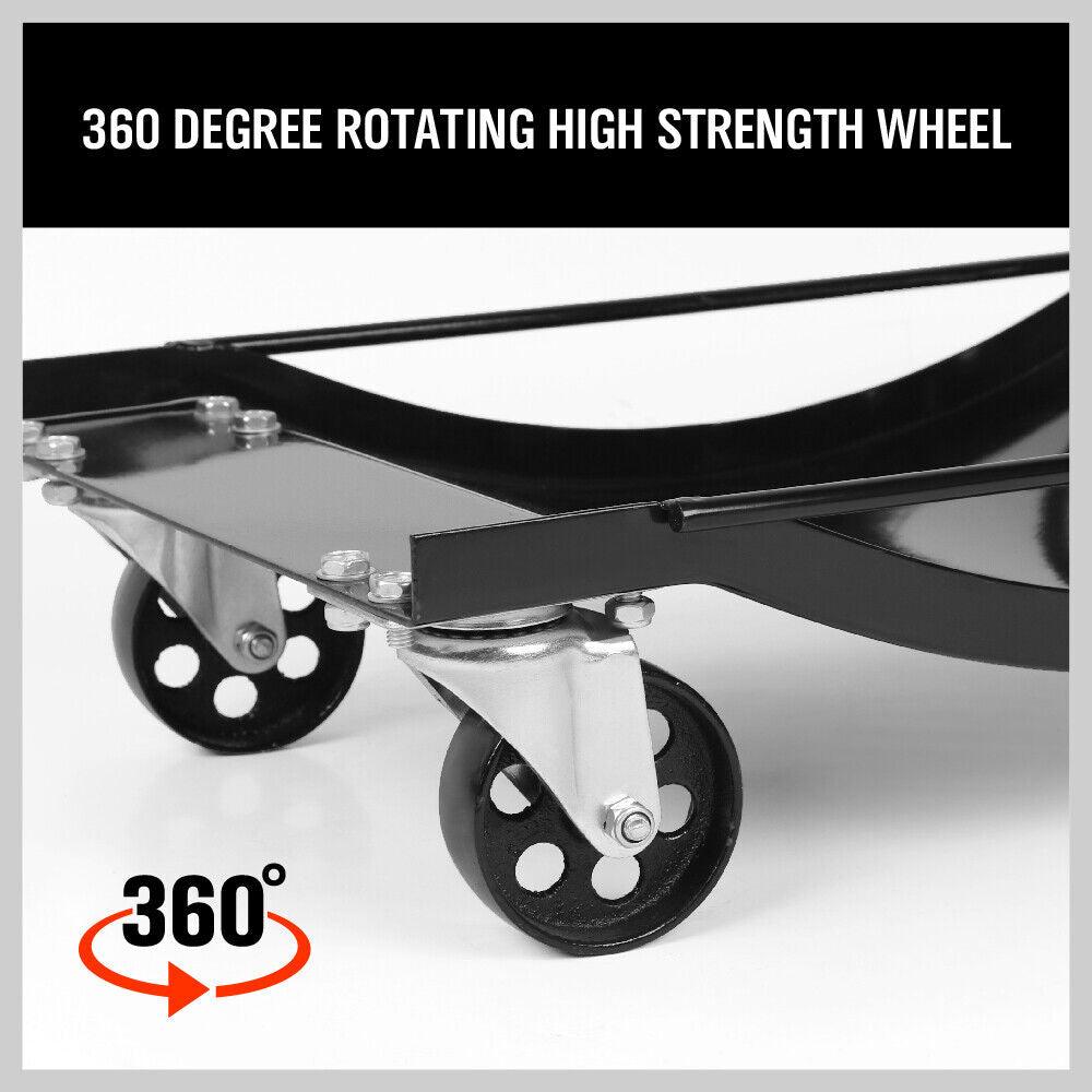 Buy 4 x Heavy Duty Wheel Dolly 450 kg 1000 lb Car Vehicle Positioning Jack Platform discounted | Products On Sale Australia