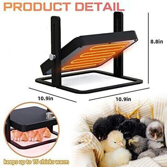 Buy 40 degrees celsius to 70 degrees celsius Adjustable Chick Brooder Heating Plate Chicken Coop Duck Poultry Brooder discounted | Products On Sale Australia