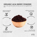 Buy 400g Acai Powder 100% Organic - Pure Superfood Amazon Berries discounted | Products On Sale Australia