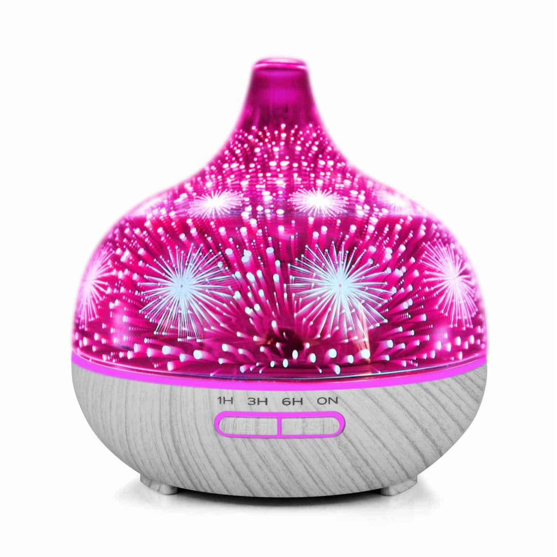 Buy 400ml Essential Oil Aroma Diffuser and Remote - 3D Glass Aromatherapy Humidifier discounted | Products On Sale Australia