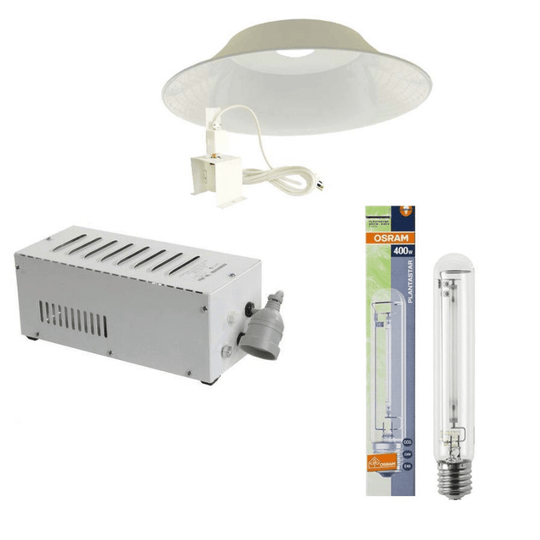 Buy 400w HPS Grow Light Kit with Osram Bulb and 730mm Deep Bowl Reflector discounted | Products On Sale Australia