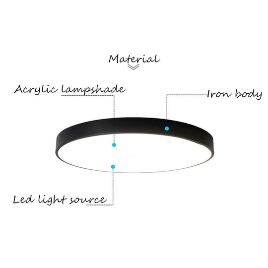 Buy 40CM LED Ceiling Light Modern Surface Mount Flush Panel Downlight Ultra-thin discounted | Products On Sale Australia