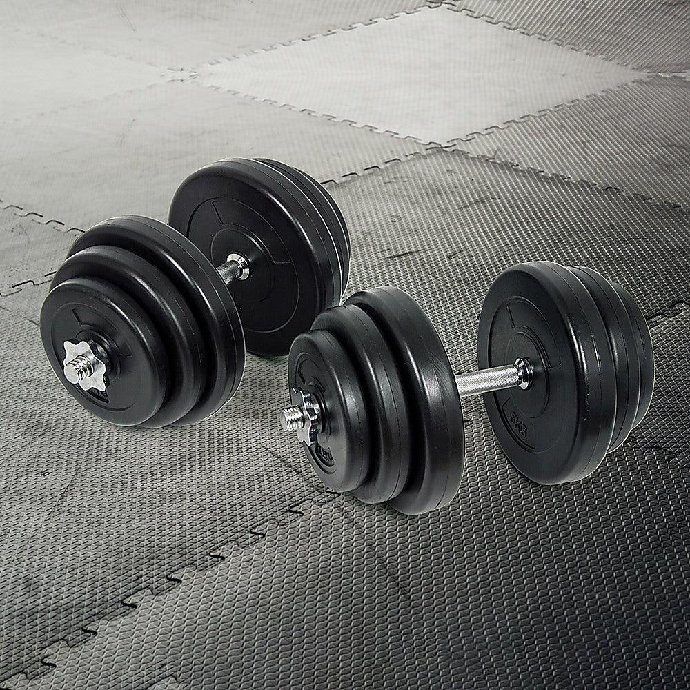 Buy 40KG Dumbbell Adjustable Weight Set discounted | Products On Sale Australia