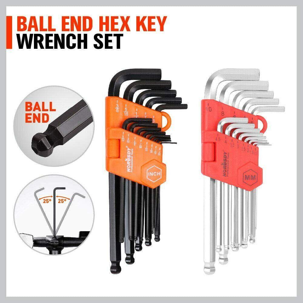 Buy 48-Piece Ratchet Wrench Set with Rolling Pouch - Metric SAE Allen Key & Hex Key Spanner Kit discounted | Products On Sale Australia