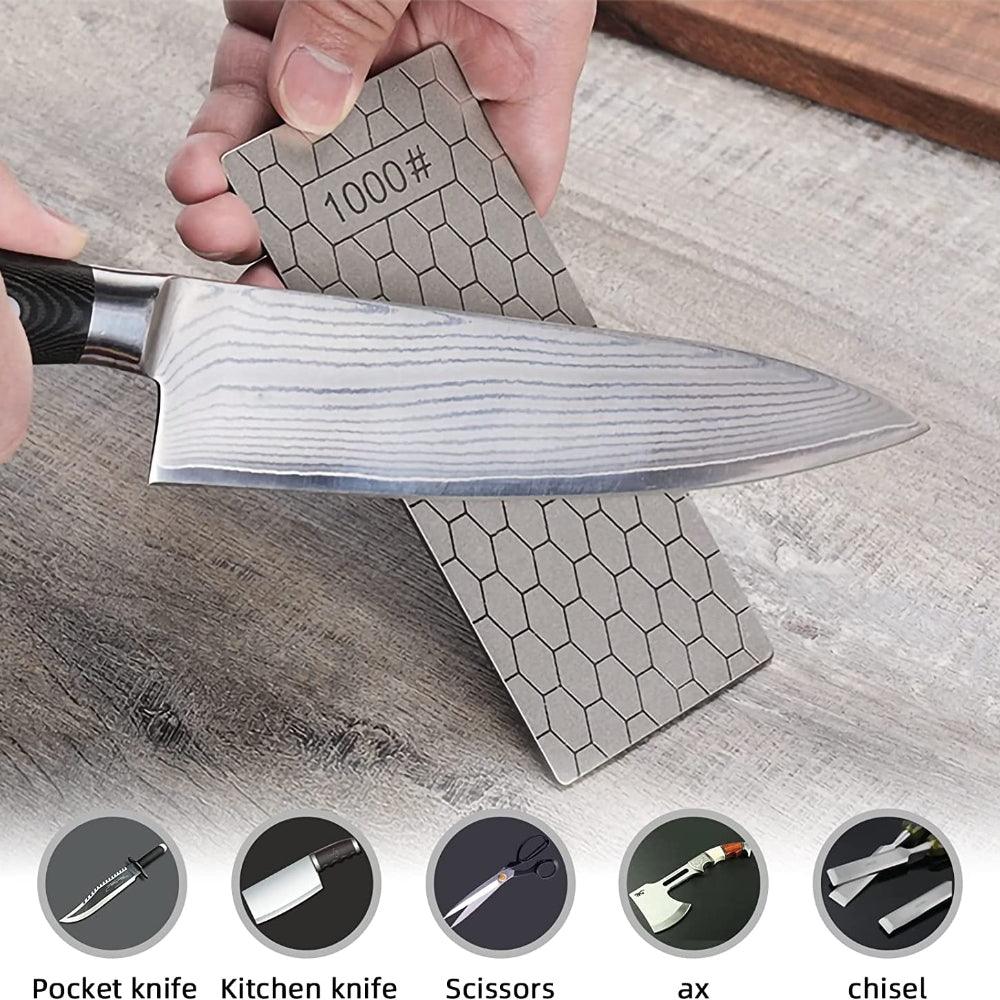 Buy 4pcs Diamond Knife Sharpener Sharpening Stone Honeycomb Grind Sharpener Kit discounted | Products On Sale Australia