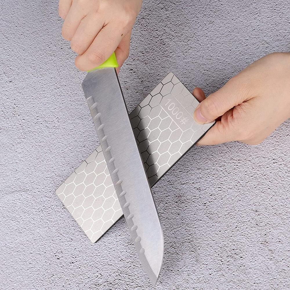 Buy 4pcs Diamond Knife Sharpener Sharpening Stone Honeycomb Grind Sharpener Kit discounted | Products On Sale Australia