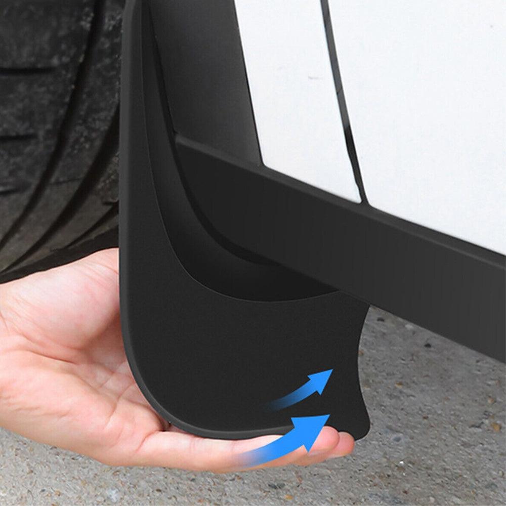 Buy 4Pcs Mud Flaps For Tesla Model Y Splash Guards Fender Front Rear TPE Mudguard discounted | Products On Sale Australia