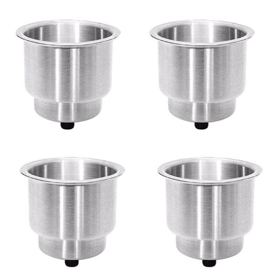 Buy 4PCS Stainless Drink Cup Holder Insert for Boat/Car/Truck RV/Camper/Yacht/Sofa discounted | Products On Sale Australia