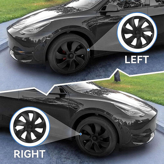 Buy 4PCS Wheel Cover Caps 19Inch ABS Black Rim Hubcap Hub Cap For Tesla Model Y discounted | Products On Sale Australia