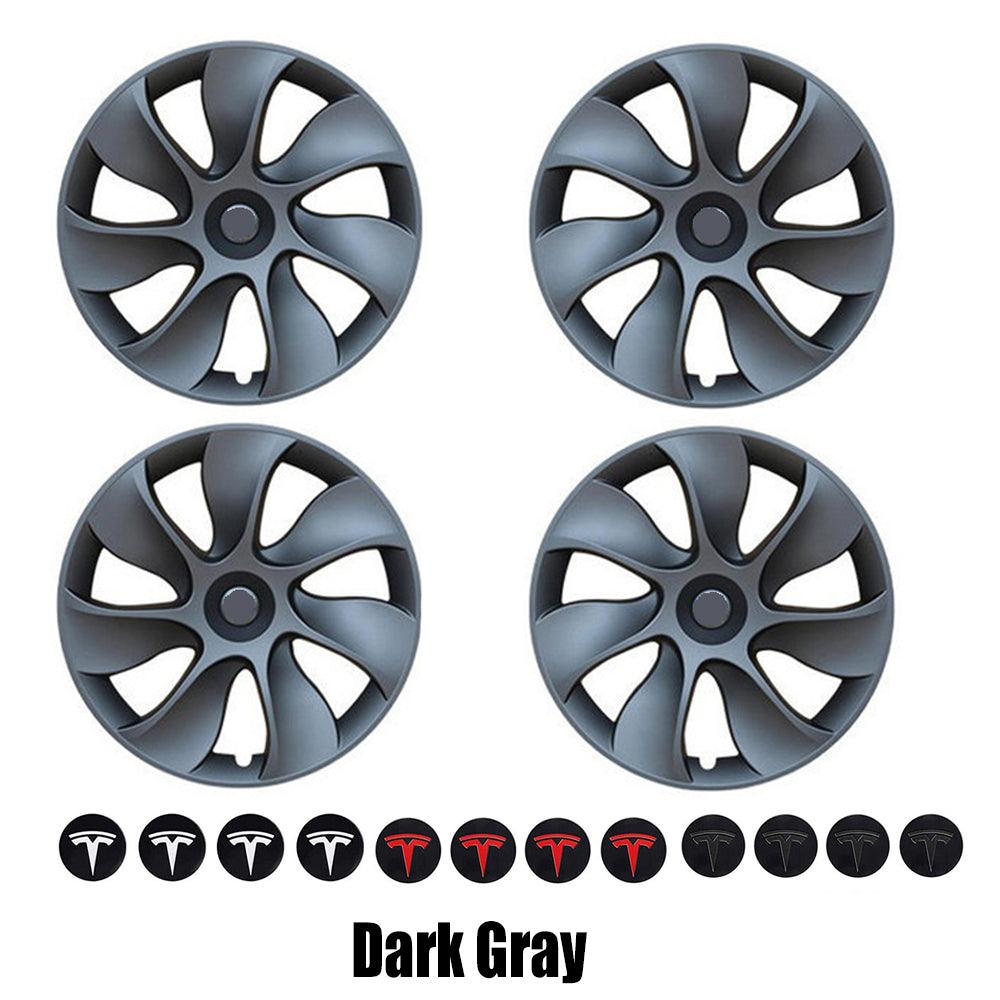 Buy 4PCS Wheel Cover Caps 19Inch ABS Gray Rim Hubcap Hub Cap For Tesla Model Y discounted | Products On Sale Australia