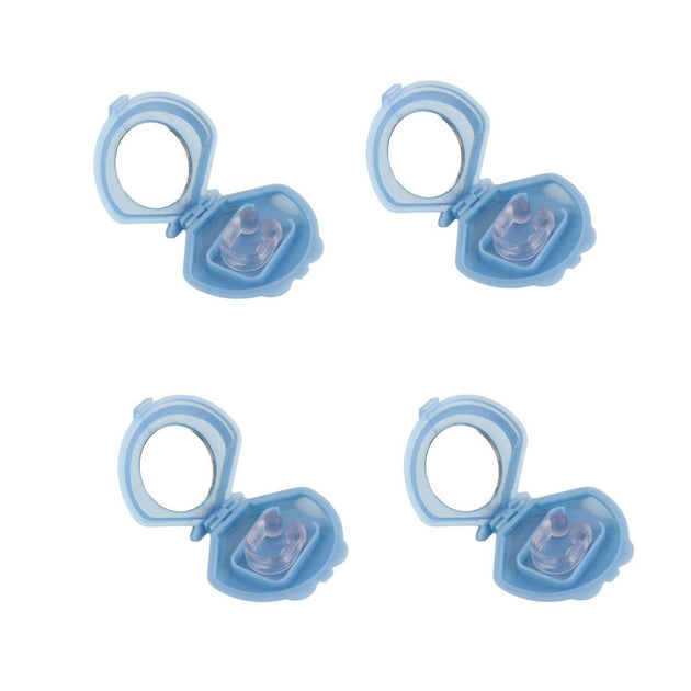 Buy 4x Anti Snoring Aid Nose Clips - Silicone Sleeping and Breathing Device discounted | Products On Sale Australia