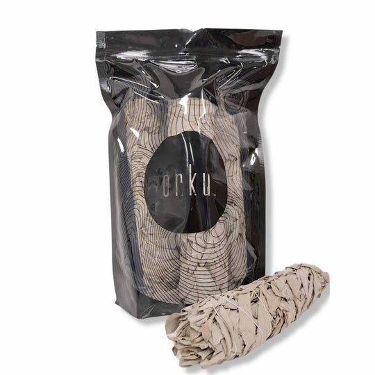 Buy 4x Californian White Sage Smudge Sticks - Jumbo 20-22cm Incense Cleansing Bundle discounted | Products On Sale Australia