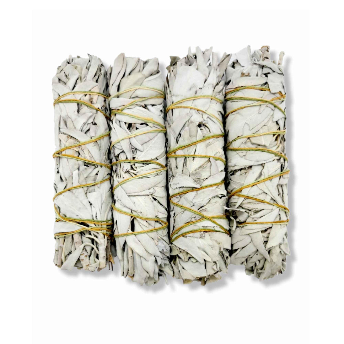 Buy 4x Californian White Sage Smudge Sticks - Large 18-20cm Incense Cleansing Bundle discounted | Products On Sale Australia