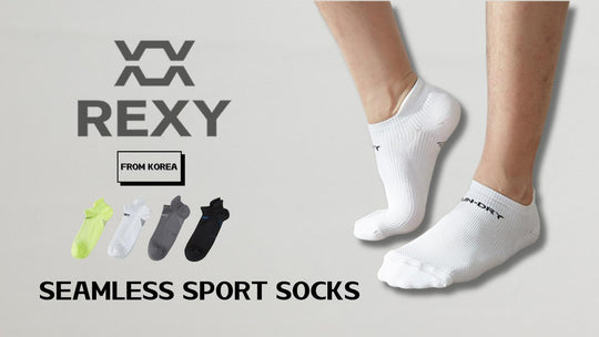 Buy 4X Rexy Seamless Sport Sneakers Socks Medium Non-Slip Heel Tab MULTI COLOUR discounted | Products On Sale Australia