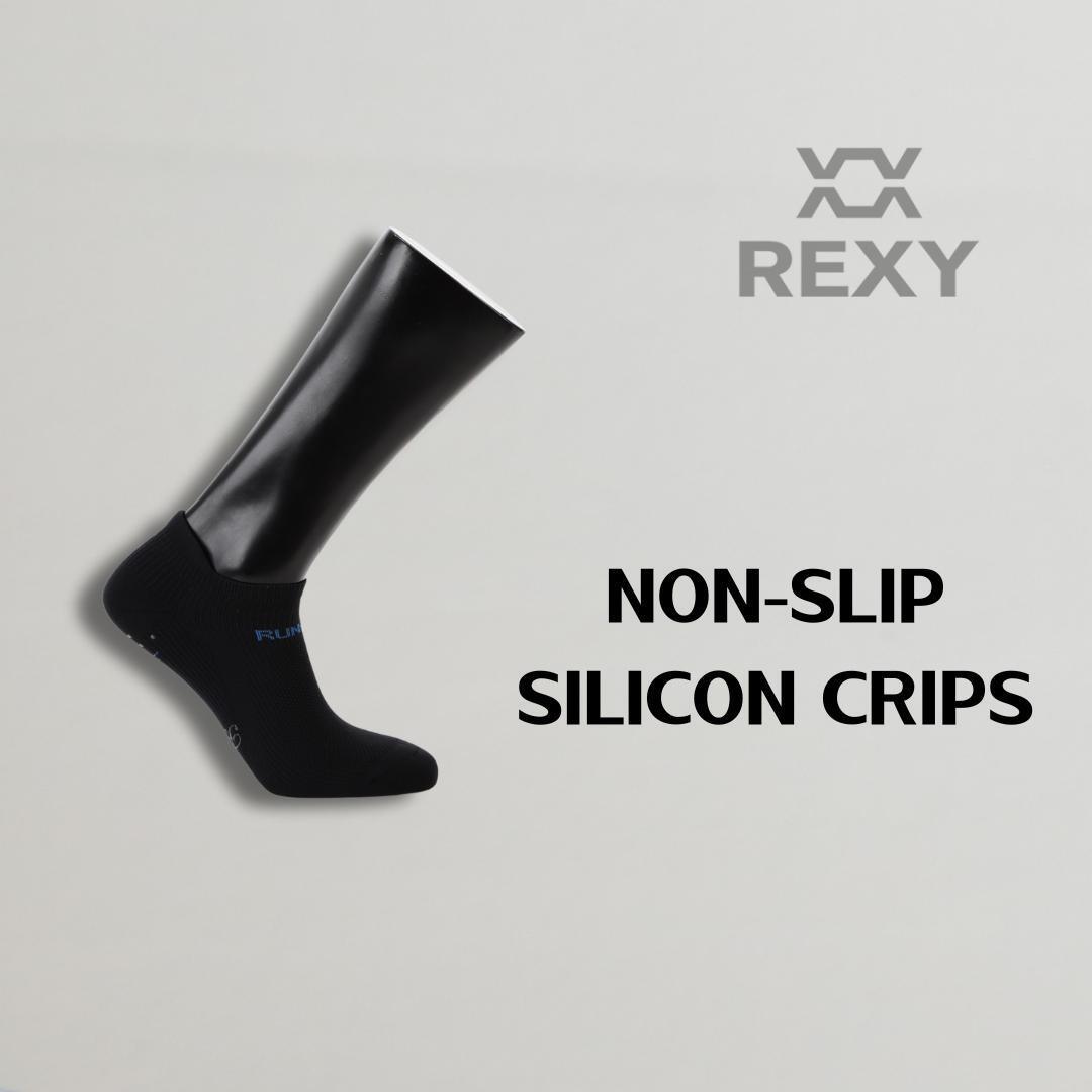 Buy 4X Rexy Seamless Sport Sneakers Socks Medium Non-Slip Heel Tab MULTI COLOUR discounted | Products On Sale Australia