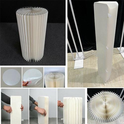 Buy 5 Hard Carboard Display Stand Round Plinth Cylinder Pedestal Wedding Flower discounted | Products On Sale Australia