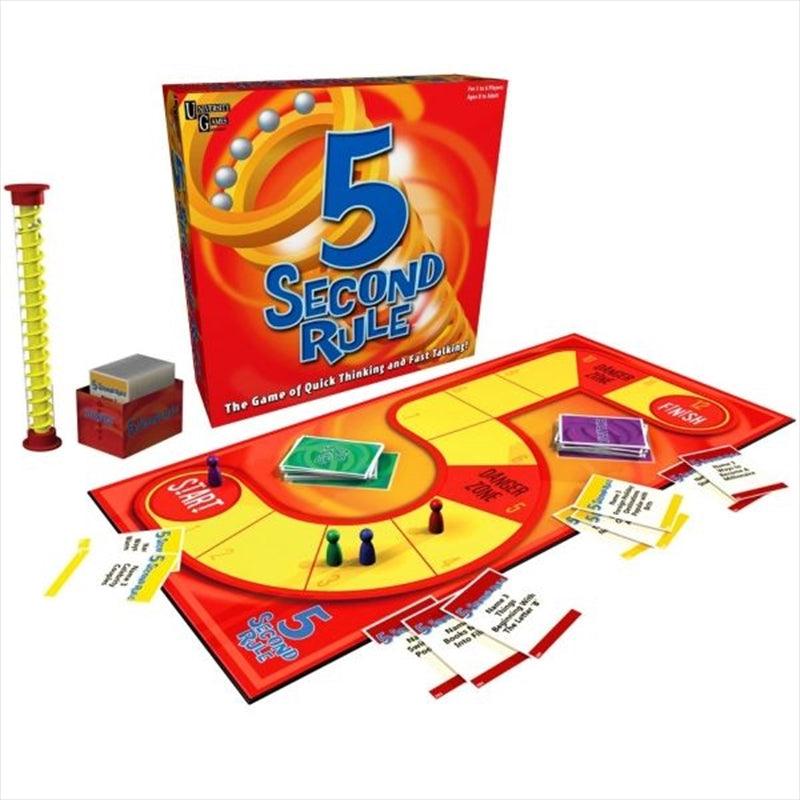 Buy 5 Second Rule Board Game discounted | Products On Sale Australia