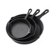 Buy 5-star chef Non Stick Frying Pan Cast Iron 3PCS discounted | Products On Sale Australia