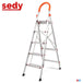 Buy 5 Step Ladder Multi-Purpose Folding Aluminium Non Slip Platform Household discounted | Products On Sale Australia