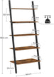 Buy 5-Tier Bookshelf Rack, Rustic Brown and Black discounted | Products On Sale Australia